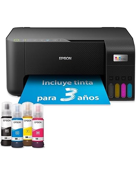 Epson Impresora multifunción EcoTank ET-2862 A4 con depósito de Tinta, conexión Wi-Fi y hasta 3 años de Tinta incluida