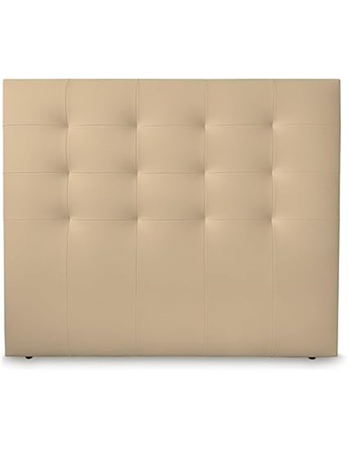Duérmete Online, Cabecero Modelo Napoli Acolchado, Tapizado en Polipiel de Alta Gama, Medidas: 105 x 120 cm (para Cama de 90 y 1