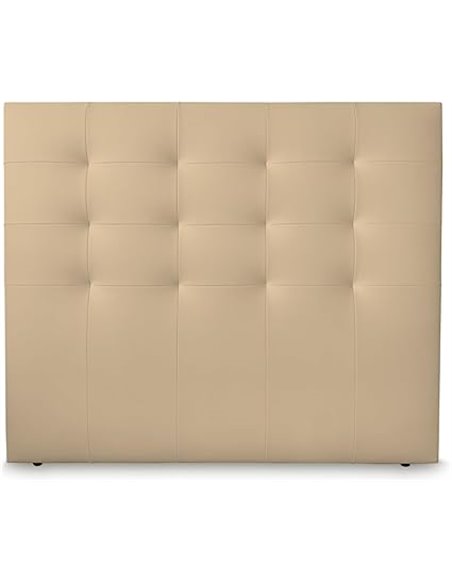 Duérmete Online, Cabecero Modelo Napoli Acolchado, Tapizado en Polipiel de Alta Gama, Medidas: 105 x 120 cm (para Cama de 90 y 1