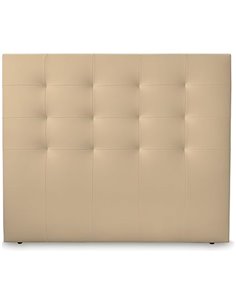 Duérmete Online, Cabecero Modelo Napoli Acolchado, Tapizado en Polipiel de Alta Gama, Medidas: 105 x 120 cm (para Cama de 90 y 1