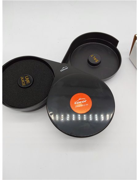 LACOR 62414 Ribeteador de Copas y Vasos Plegable con Tres bandejas, Accesorio para cóctel Libre de BPA, 20x16x7'5 cm, ABS