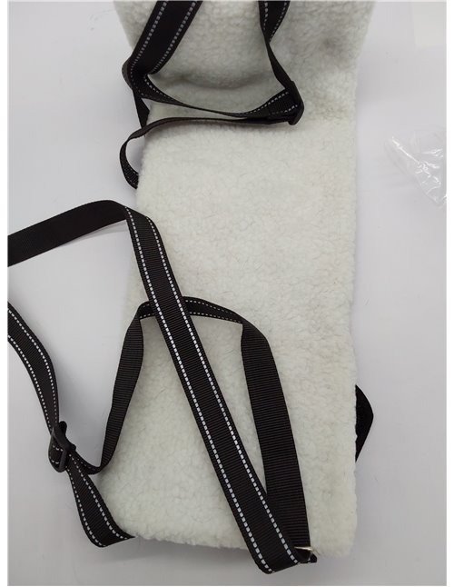 QWORK® Arnés Ajustable (L) para Levantar Perros, Ayuda para Caminar para Perros Discapacitados, Heridos, Mayores 