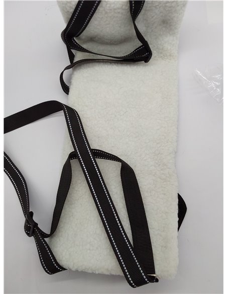 QWORK® Arnés Ajustable (L) para Levantar Perros, Ayuda para Caminar para Perros Discapacitados, Heridos, Mayores 
