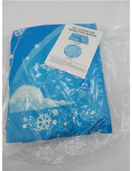 Aisuowa Esterilla Refrescante para Perros y Gatos, Alfombrilla de Gel Autorefrigerante, Cojín Refrescante No Tóxico, Cama Fría y