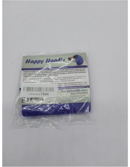 Happy Hoodie - Banda calmante original para perros y gatos, para aliviar la ansiedad, cancelación de ruido para fuegos artificia