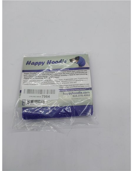Happy Hoodie - Banda calmante original para perros y gatos, para aliviar la ansiedad, cancelación de ruido para fuegos artificia
