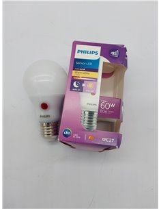 Philips - Bombilla LED D2D 60W estándar E27 luz blanca cálida 2