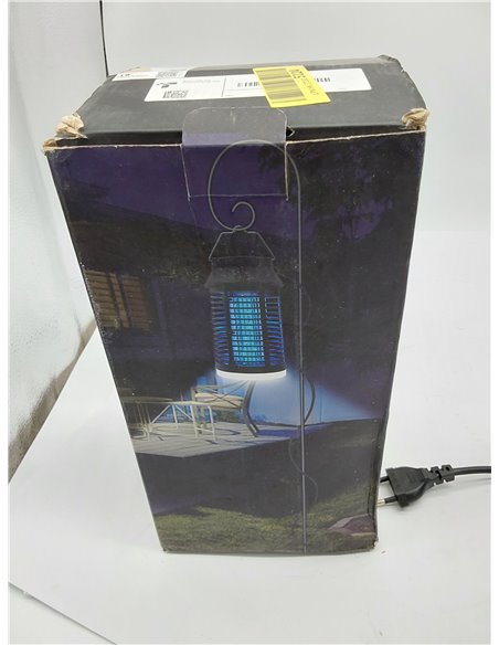Lukasa Lampara Antimosquitos Electrico, 4200V Mata Mosquitos Electrico con Luz LED, Lampara Antimosquitos Exterior Interior