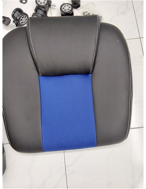 PYC Silla Gaming Almansa similpiel Negro y Azul