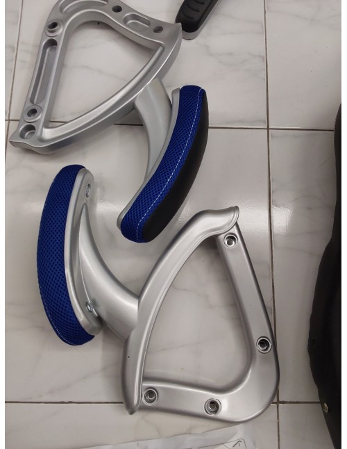 PYC Silla Gaming Almansa similpiel Negro y Azul