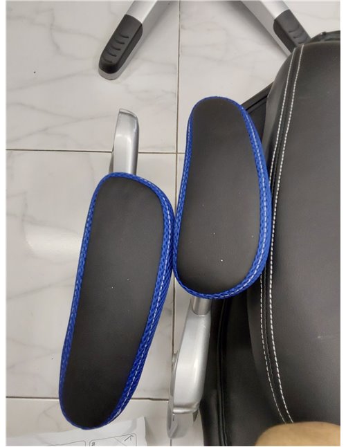 PYC Silla Gaming Almansa similpiel Negro y Azul