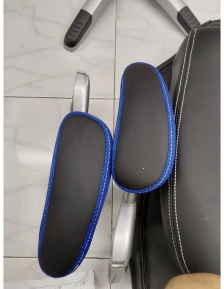 PYC Silla Gaming Almansa similpiel Negro y Azul