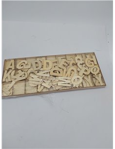 Relaxdays Set Letras de Madera 2