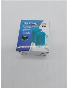 ICA OPC600 Recambio Carga Foamex y Carbón para Filtro Optimus 600 2