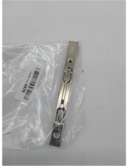 Jdel Pasador de embutir de 160 mm. para el Canto de la Puerta, Niquel, 160mm 