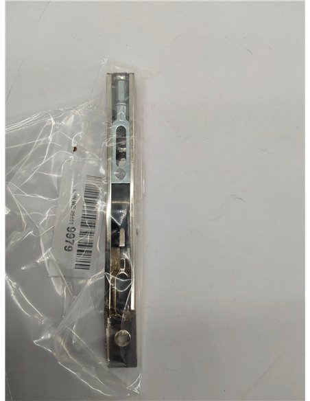 Jdel Pasador de embutir de 160 mm. para el Canto de la Puerta, Niquel, 160mm 