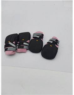 QKURT 4 Piezas Protector de la Pata de Las Botas del Perro 2