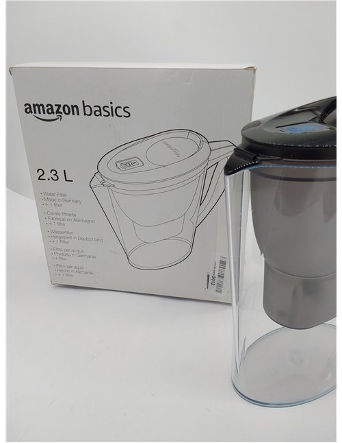  Amazon Basics Jarra de filtrado de agua (2,3 L) - Negro  NO INCLUYE FILTRO
