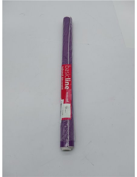Venilia Lámina adhesiva, Morado Mate, 45cm x 1,5m, Espesor 95μ, Vinilo autoadhesivo para muebles o cocina, decorativas papel pin