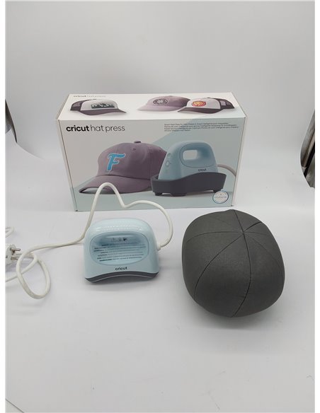 Cricut Hat Press | Placa térmica curva de 12,7 cm x 7,6 cm | Prensa térmica para proyectos de sombreros y gorras | Para usar con