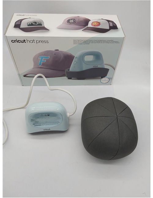 Cricut Hat Press | Placa térmica curva de 12,7 cm x 7,6 cm | Prensa térmica para proyectos de sombreros y gorras | Para usar con