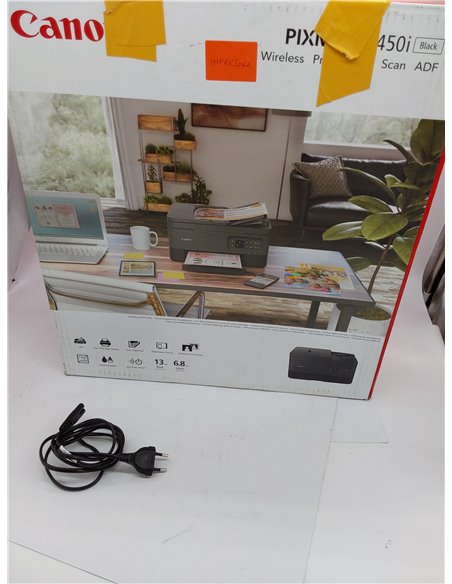 Canon Pixma TS7450i Impresora Multifunción 3 en 1, Sistema de Inyección de Tinta, Impresión, Escaneo y Copia, WiFi, Pixma Print 