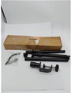 NEEWER Soporte para cámara web, soporte para cámara con abrazadera C, aleación de aluminio de 35,4 pulgadas, soporte articulado  2