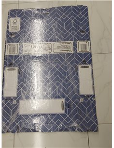 Bankers Box Caja archivadora A4, serie Décor para oficina y hogar, 100 mm de ancho, cartón ondulado 100% reciclado, color azul p 2