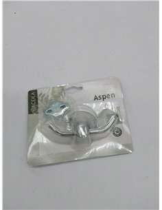 Haceka Aspen Chrome Gancho Doble 2