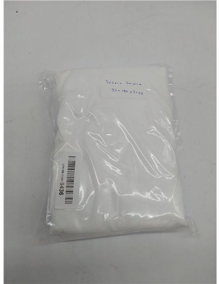 Amazon Basics Sabana Bajera Ajustable, 90 x 190 x 30 cm, de Poliéster Microfibra, Blanco 