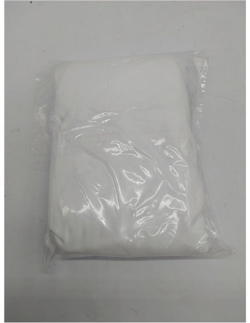 Amazon Basics Sabana Bajera Ajustable, 90 x 190 x 30 cm, de Poliéster Microfibra, Blanco 