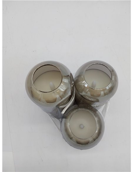 CCLIFE Velas eléctricas y LED de cera real con control remoto, función de temporizador, hechas de parafina, Funcionamiento con b