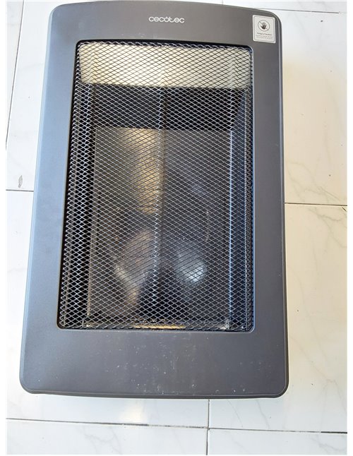Cecotec Estufa de Gas de Llama Azul Plegable ReadyWarm 4200 BlueFlame Foldable. 4200 W, 2 Niveles de Potencia, Encendido Piezoel