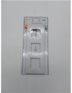 bticino 448148023 placa Triple Horizontal        2
