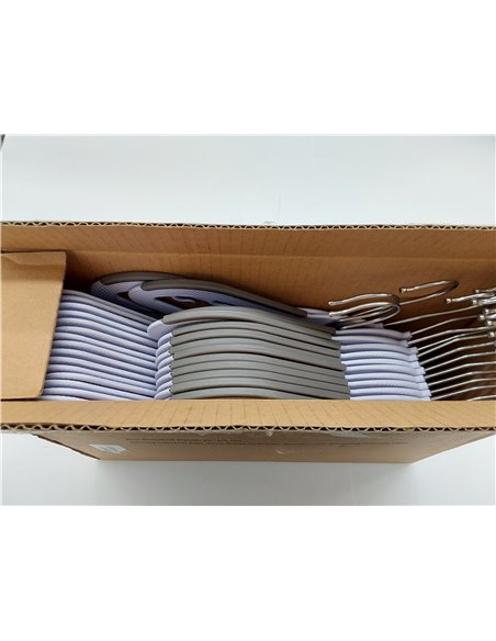 Amazon Basics Perchas de plástico para niños, juego de, Blanco, 30 Unidad, Paquete de 1, 32.5 x 20.3 x 0.5 cm