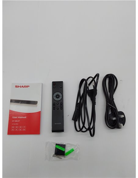 Sharp HT-SB147 2.0 Barra de Sonido, Cine en Casa, Bluetooth con HDMI ARC/CEC, USB Playback, Potencia Máxima Total de Salida 150 