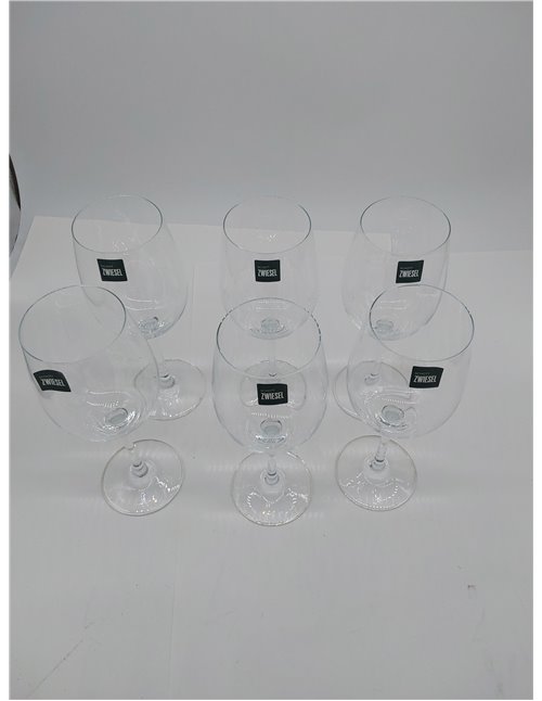 Schott Zwiesel Vasos de agua Classico (set de 6), vasos clásicos de cristal para vino tinto o agua, vasos de vino Tritan aptos p