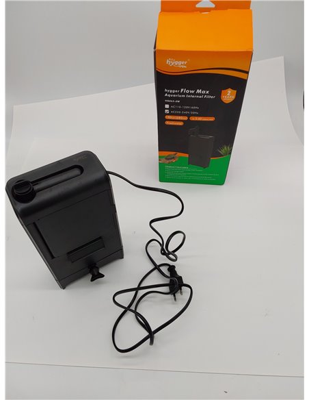 Hygger Filtro Acuario Tortugas de Agua,680L/H 8W Filtro Interno Acuario,Ajustable Fish Tank Filter,Turtle Filter with Sponge and