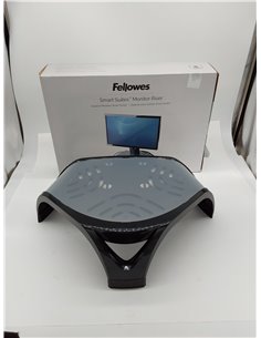 Fellowes - Smart Suites - Soporte elevador para monitor de ordenador de sobremesa y portátil, ajustable en altura