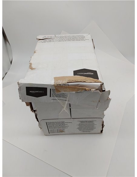 Amazon Basics Papel multiusos para impresora A4 80gsm, 2500 Unidad, 5 Paquetes de 500, Blanco