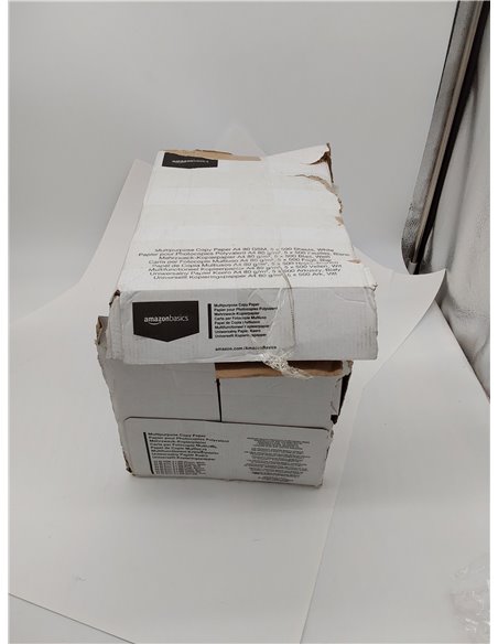 Amazon Basics Papel multiusos para impresora A4 80gsm, 2500 Unidad, 5 Paquetes de 500, Blanco