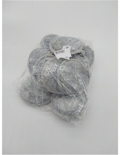 Xiujuers 10 unidades de trapos reutilizables de alambre para lavar platos, paños de alambre de doble capa, paños de alambre mult