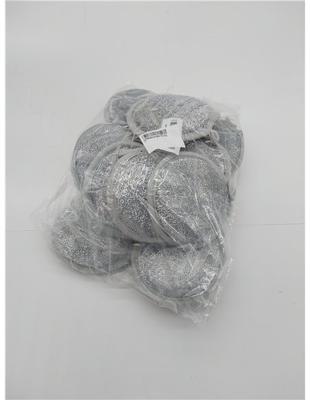 Xiujuers 10 unidades de trapos reutilizables de alambre para lavar platos, paños de alambre de doble capa, paños de alambre mult