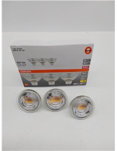 OSRAM Juego de 3 bombillas reflectoras LED MR16 de bajo voltaje con casquillo retrofit 2