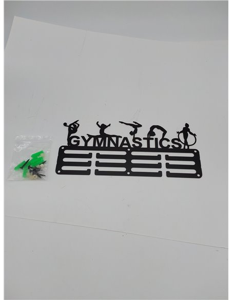 CREATCABIN - Soporte para Medallas de Gimnasia, Colgador de Medallas, Estante de Exhibición de Metal Deportivo para Colgar Premi