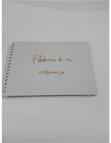 WEDNESDAY SHOP WS Diario de Embarazo - Libro de Embarazo Futuras Mamas - Agenda Semanal - Recuerdos y Fotos de Embarazo - Regal