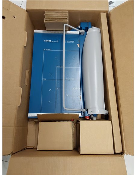 Dahle 567 Safety Guillotine dimensiones 365 x 600 mm, longitud de corte 550 mm, capacidad de corte 3,5 mm, 35 hojas