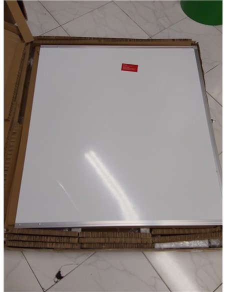 maxtek Pizarra Blanca Móvil 180 x 100 cm, Pizarra Magnética Marco de Aluminio de Doble Cara, con Marcadores, Imanes, Borrador de