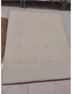 Duérmete Online, Cabecero Modelo Napoli Acolchado, Tapizado en Polipiel de Alta Gama, Medidas: 105 x 120 cm (para Cama de 90 y 1 2