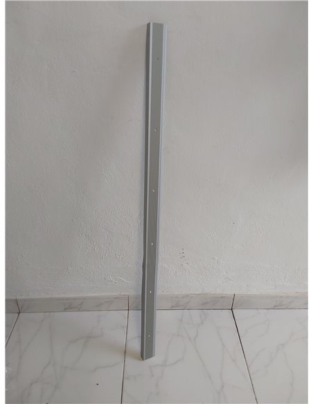 Alberts 484026 Perfil de protección para borde de escalón Aluminio, anodizado en tonalidad de bronce 1000 x 45 x 23 mm